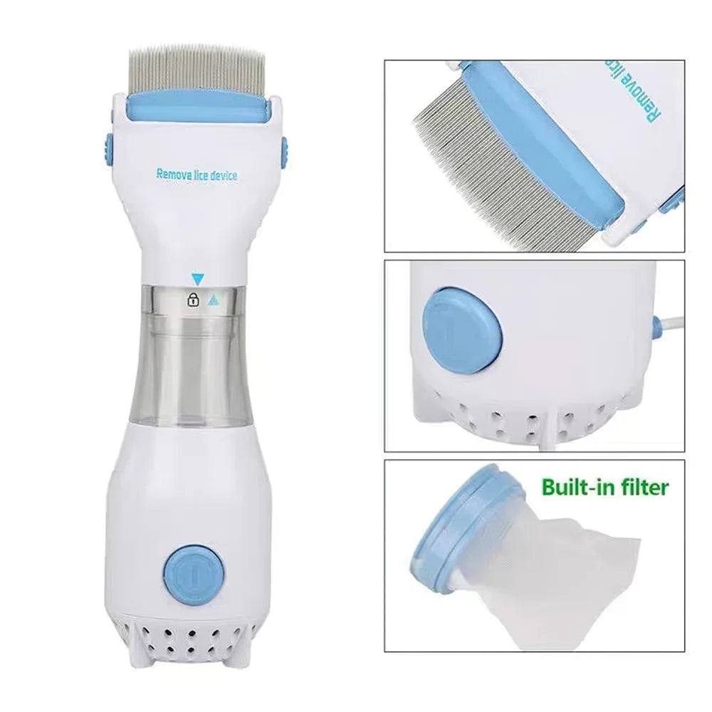 Electric Vacuum lice Grabber Comb Cats Dogs  Flea Physical Removal Killer Brush Pet Supplies