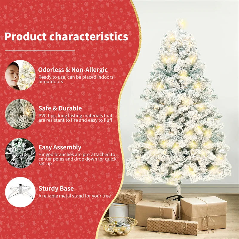 Christmas Tree C New 1.5M 2.3M Large  Trees Christmas Indoor New Year Home Party Outdoor Decor 2024