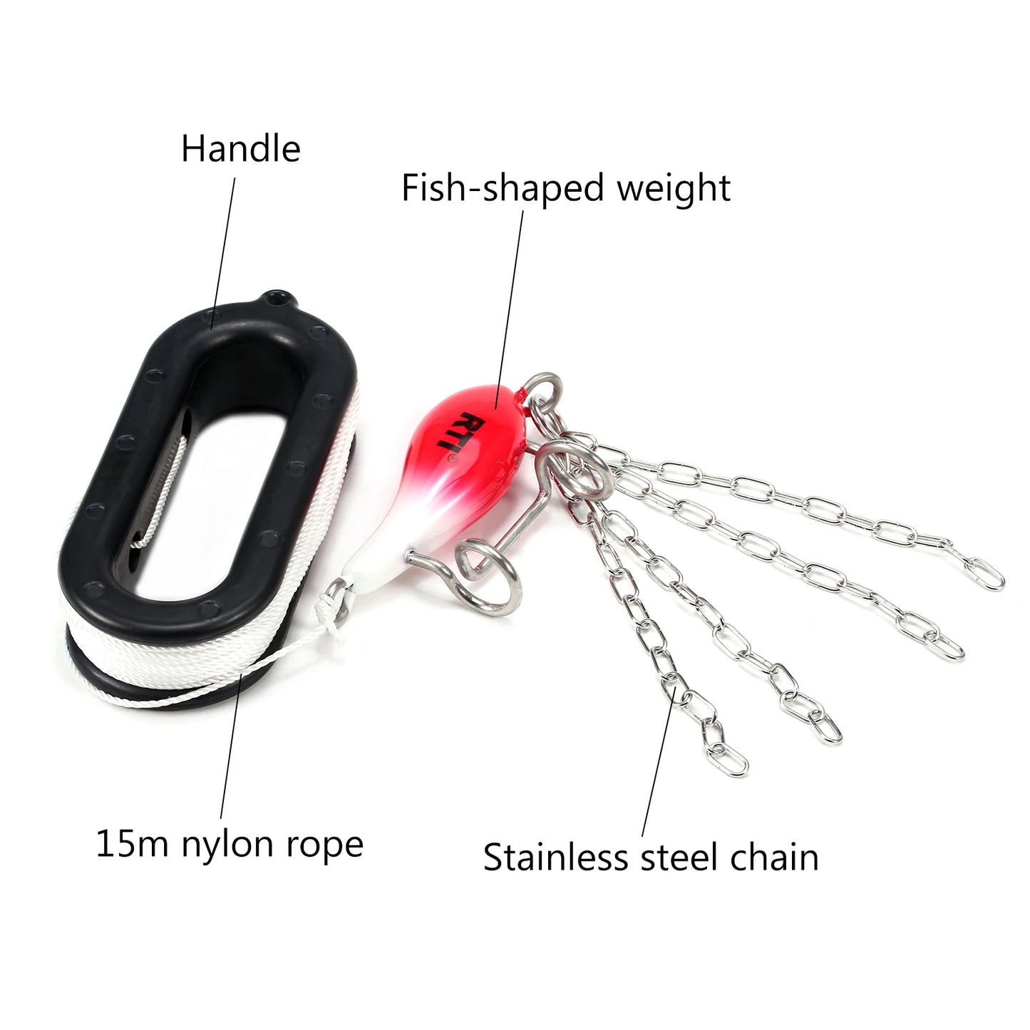 Fishing Lure Retriever Bait Saver  Kit Fishing Tackle for Crankbait Spinner Spoon Lures