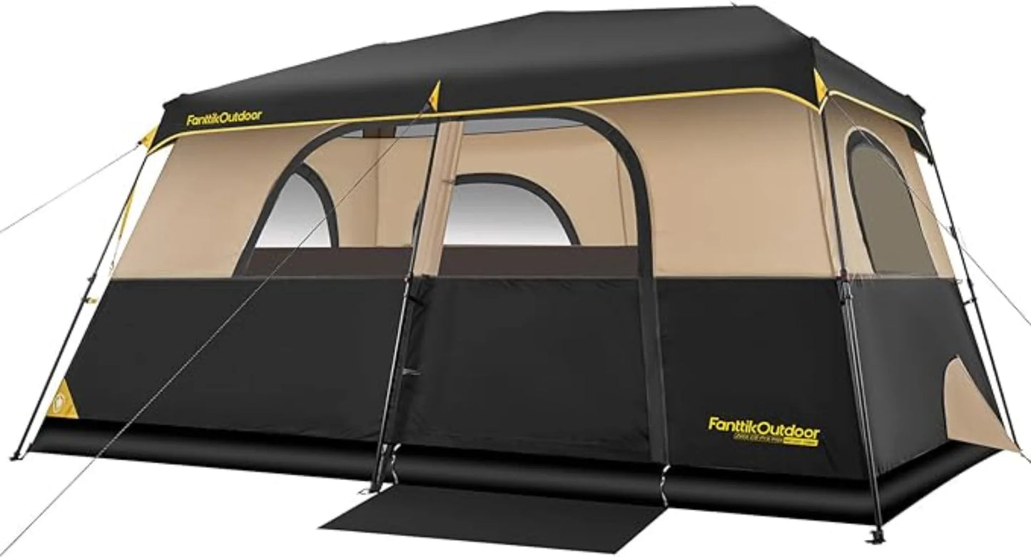 Camping Tent Instant Cabin Tent Setup in 60s with Rainfly & Windproof with Carry Bag Camping