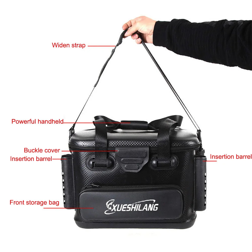 Multifunction Fishing Bag Rod Bait Reel Fish Large Capacity Tackle Box Fishing Lures Hook Box