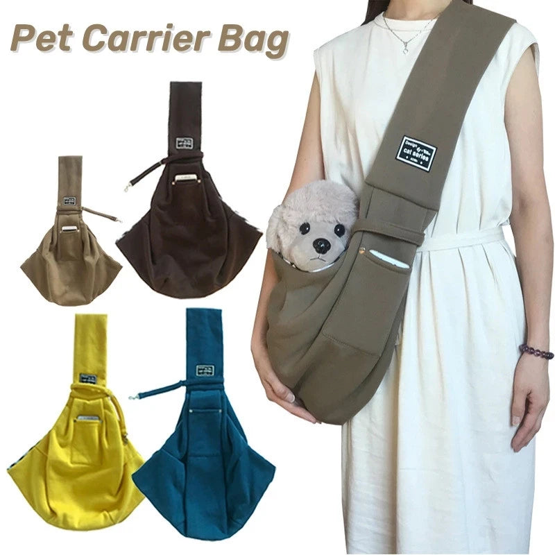 Pet Carrier Bag Outdoor Shoulder Bags Single Comfort Sling Handbag  Pouch Kitten Dog Cats