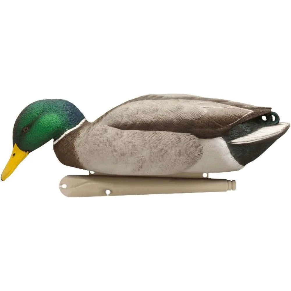 Backwater Mallards Durable Ultra Realistic Floating Hunting Decoys, easy to use，Pack of 6