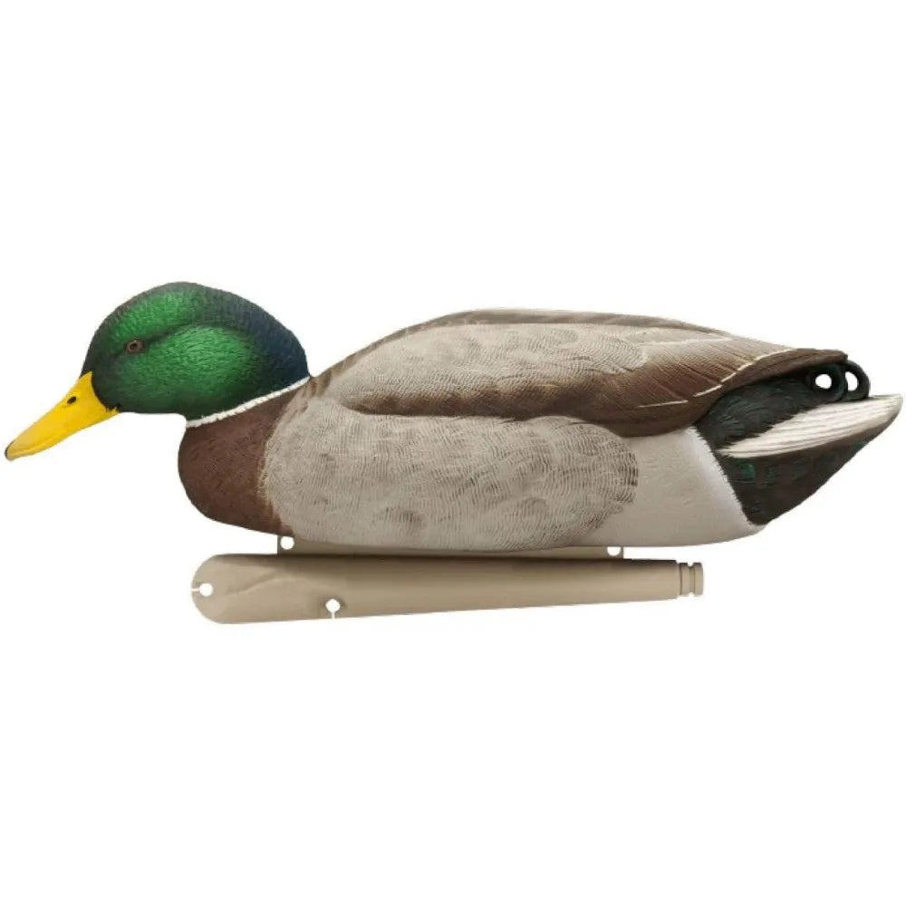 Backwater Mallards Durable Ultra Realistic Floating Hunting Decoys, easy to use，Pack of 6