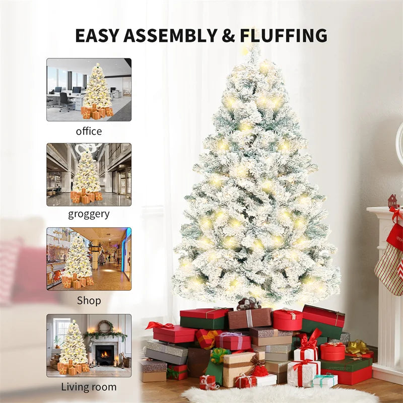 Christmas Tree C New 1.5M 2.3M Large  Trees Christmas Indoor New Year Home Party Outdoor Decor 2024